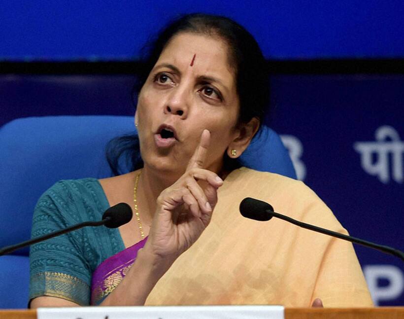 Defence minister Sitharaman meets cyclone Ockhi hit families in TVM