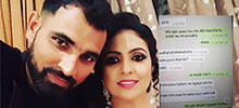 Indian cricketer Mohammed Shami wife accuses him of cheating and domestic violence leaked private messages