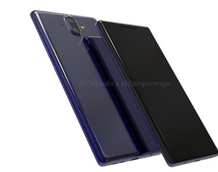 Nokia 9 renders leak shows thin bezels dual cameras