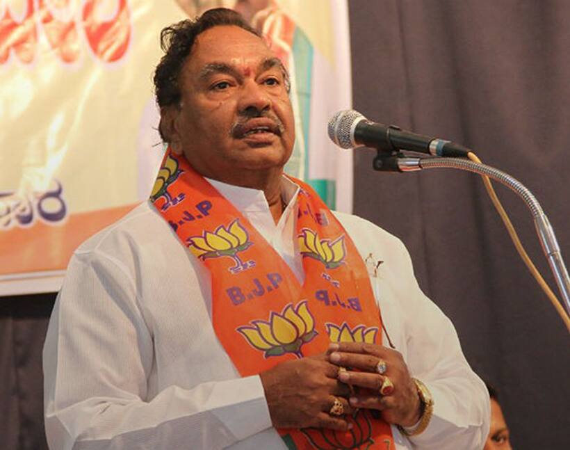 Despite BJP’s diktats Eshwarappa seems to be on his own trip