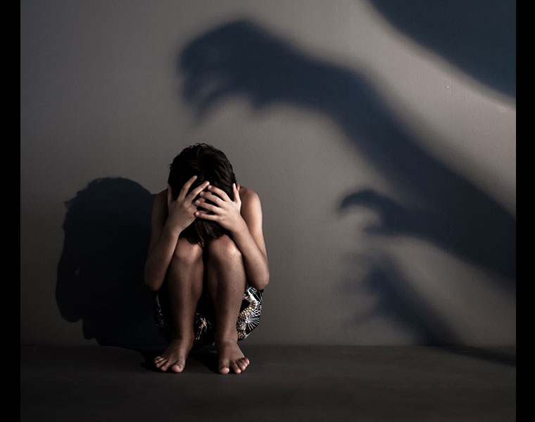 Child abused by family member admitted to mental asylum