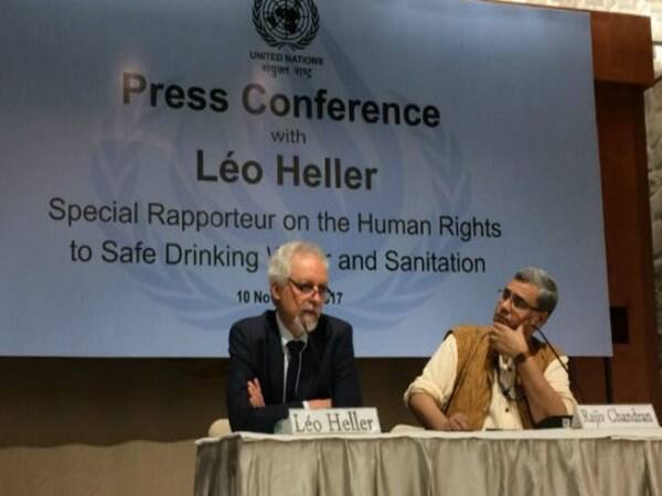 human rights violation in clean india said UN representative