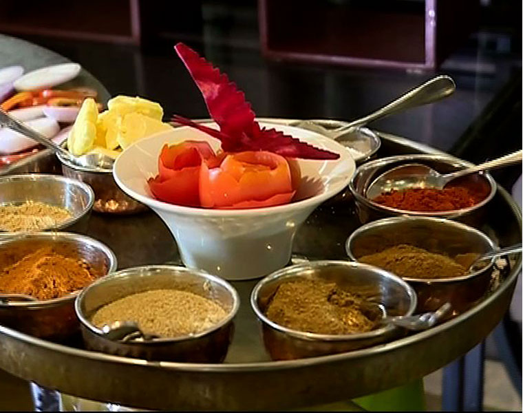 Worms found in the Hotel Breakfast at Davanagere