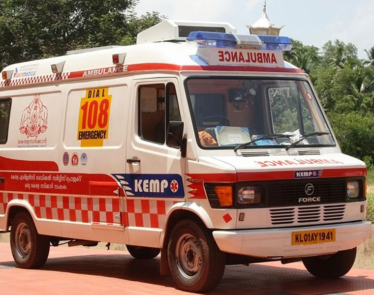 ambulance killed Bike rider