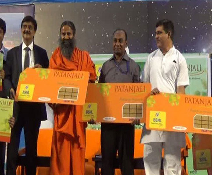 Patanjali ties up with BSNL launches SIM cards