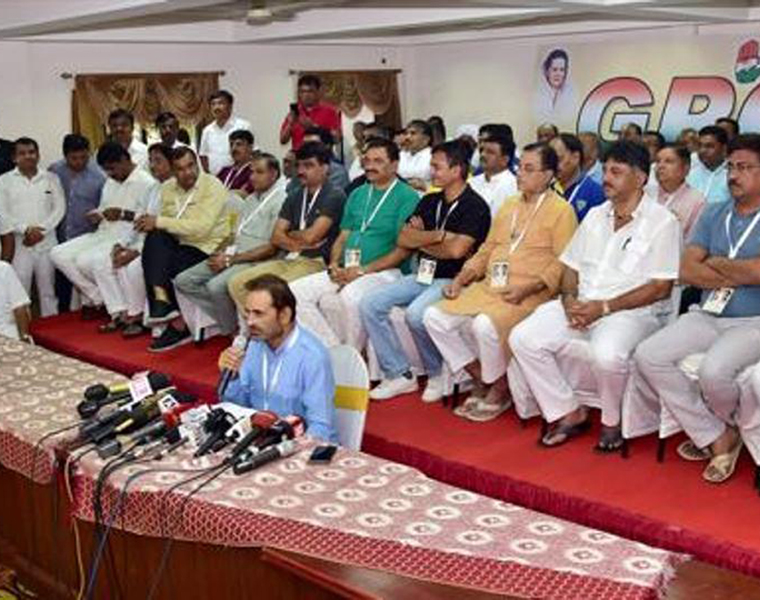 Police protection for nine Congress MLAs who stayed back in Gujarat