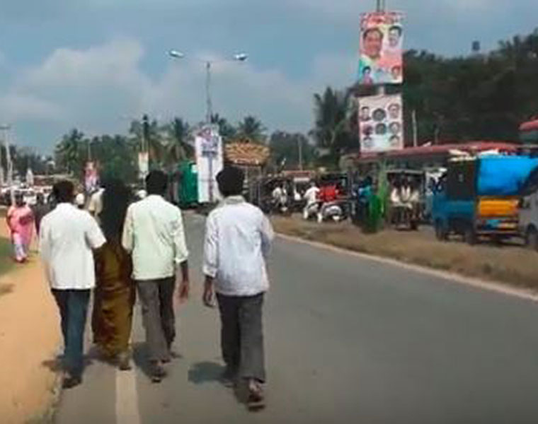 Police Stop Ambulance Patient walks to Hospital