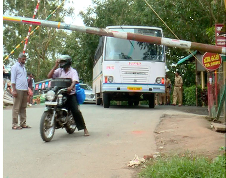 night travel ban in idukki border check posts