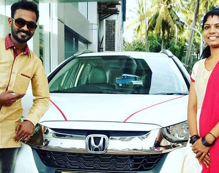 Malayalam Actor Appani Ravi bought A Honda WRV