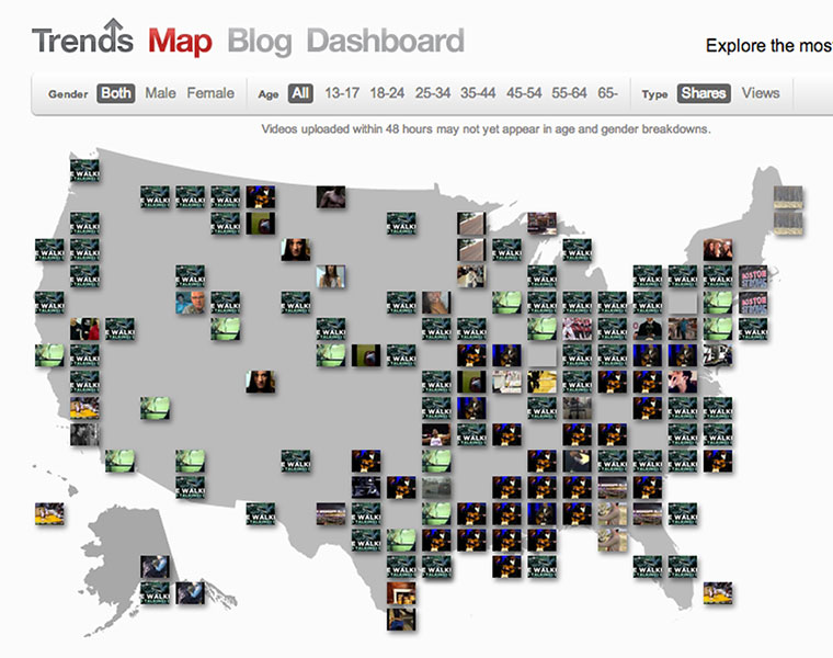 YouTube Trends Map