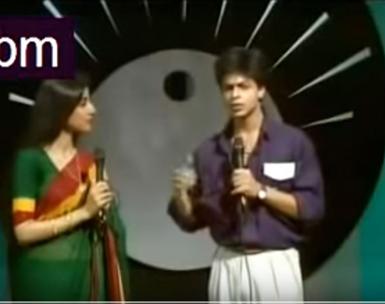 Shahrukh Khan and Kumar Sanu Rare Doordarshan Program