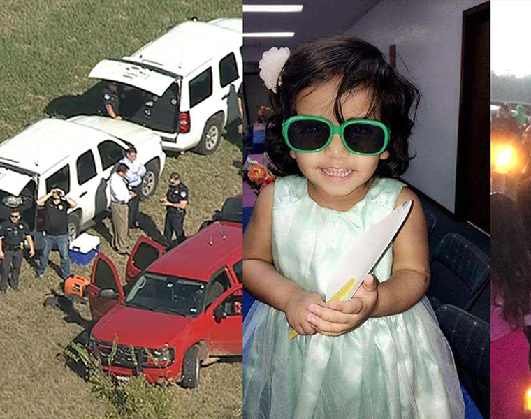 Sherin Mathews missing Police find a childs body near home await confirmation