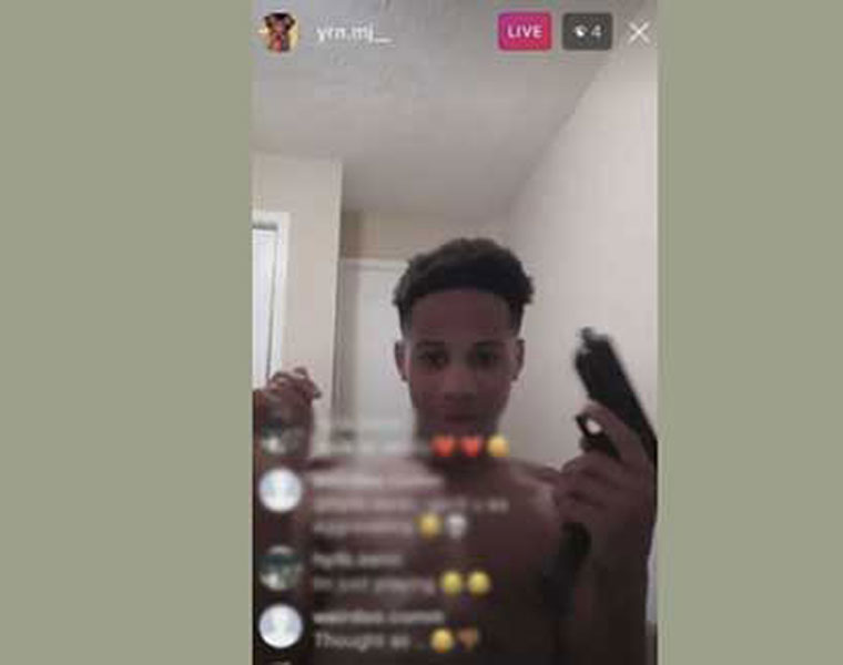 Teen accidentally killed himself on Instagram live as friends watched