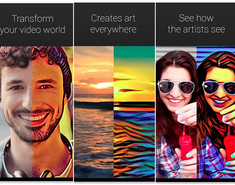 Artisto is an Android, iOS app to convert your videos into art