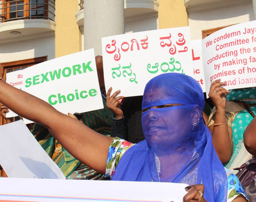 Karnataka sex workers' slam  recommendations of Jayamala committee