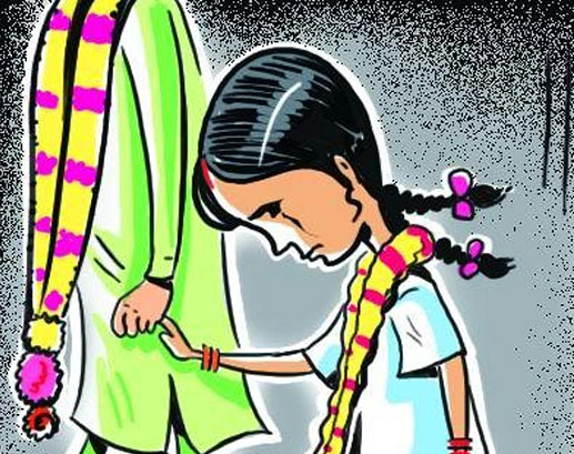 Teachers intervene save girl from child marriage in davagere near SBR Colony gow