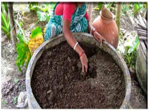 How to set up a pot to make soil worm fertilizer?