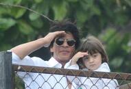 Janmashtami Shah Rukh Khan celebrates Dahi Handi son AbRam Mannat Video