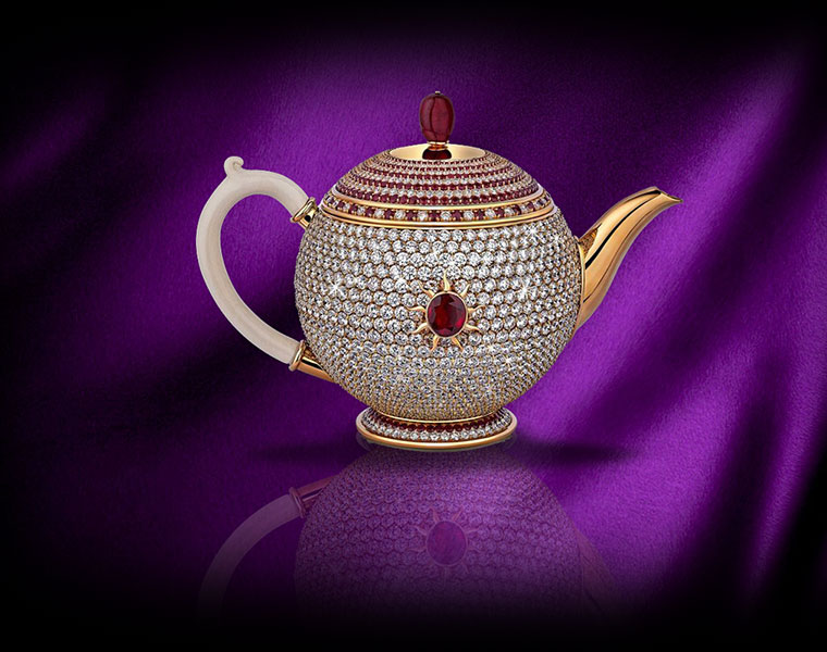 bejewelled teapot