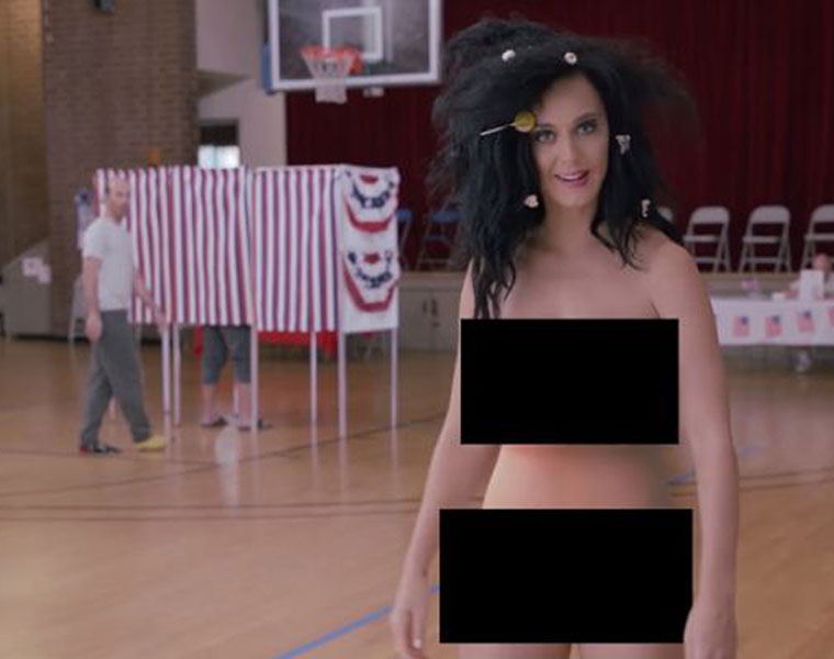 Katy Perry Vote Naked