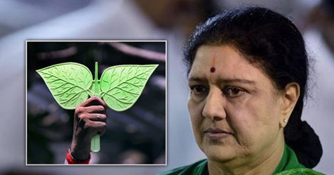 Double leaf logo suspended issue: 12,572 statutory papers filed on behalf of Sasikala