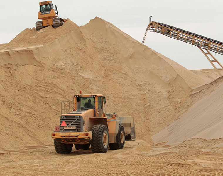 sand mining prohibition: construction sector critically affected