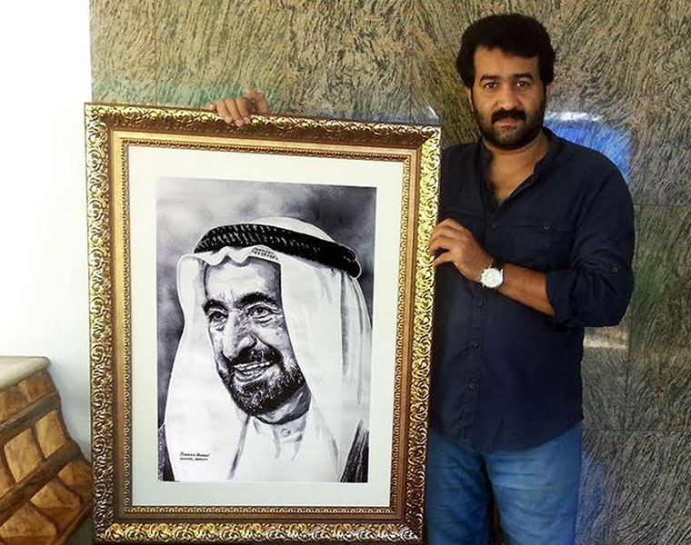 A painter from Kerala who impressed Sharjah ruler