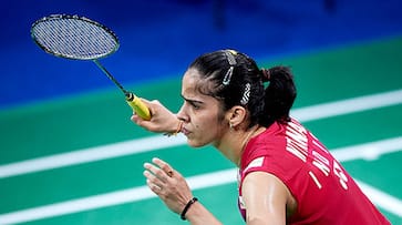 Thailand Open Saina Nehwal makes winning return Sourabh Verma out