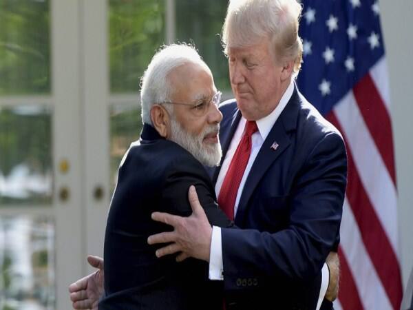 america president trump imitates india PM modi