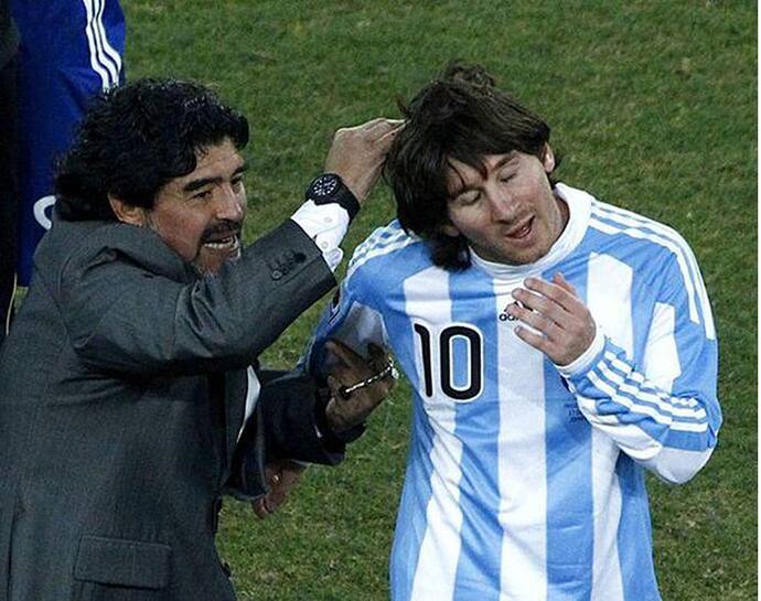 messi maradona