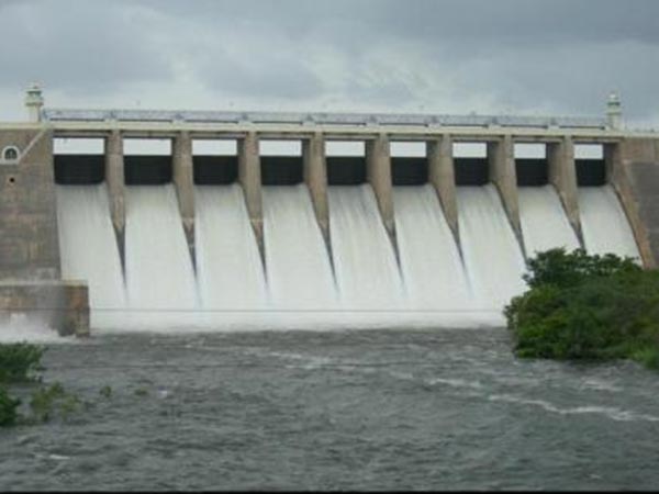 Bhavani dam flooded - flood warning to 10 villages