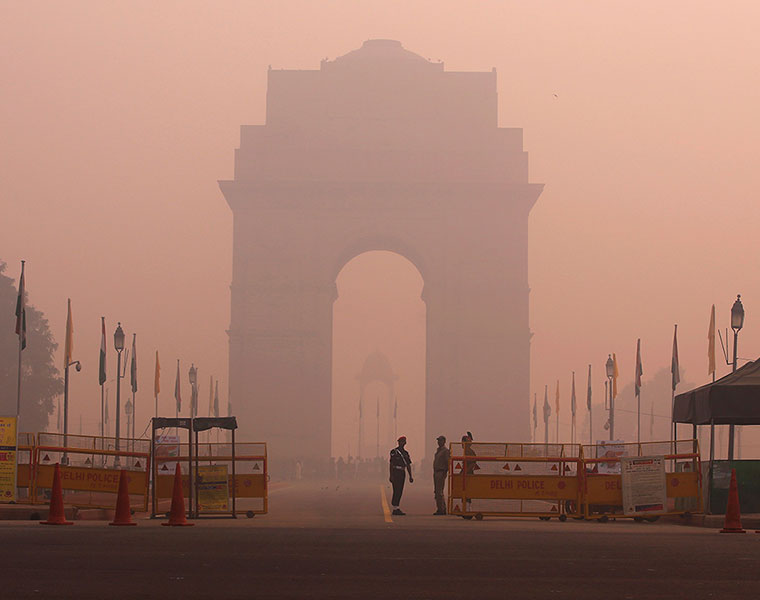 Delhi air pollution Schools colleges thermal plant shut offices asked to do 50 pc WFH gcw