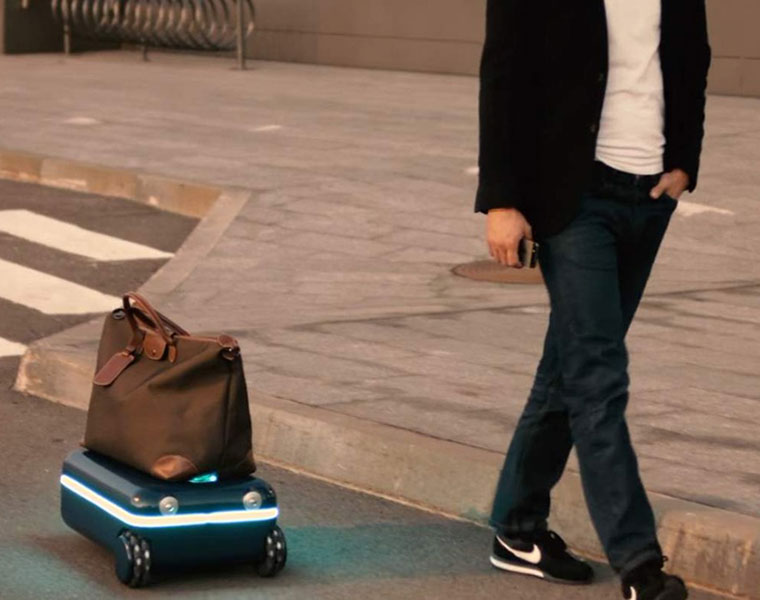 Meet The Self Driving Suitcase