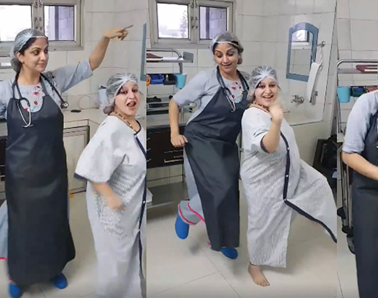 pregnant woman and doctor dance goes viral