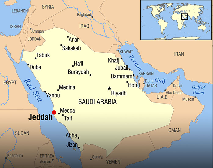 Population in Saudi Arabia increased