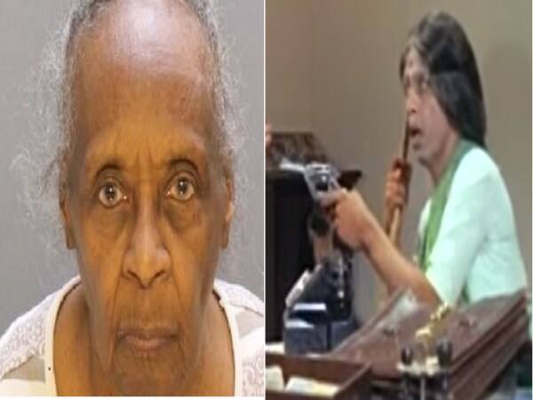 Bank robbery attempt - old lady arrest