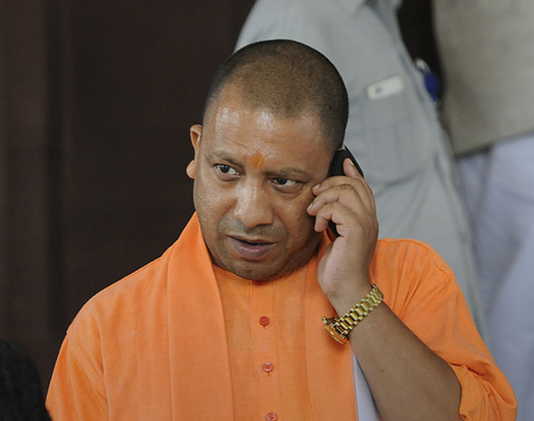 Two surprise guests visited Uttar Pradesh chief minister Adityanath this morning