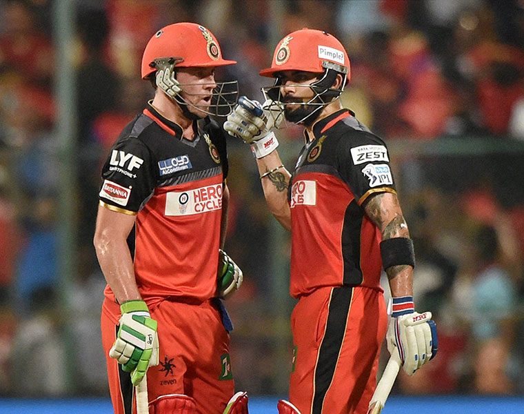 RCB Captain Virat Kohli wishes Ab de Villies on his 36th Birthday