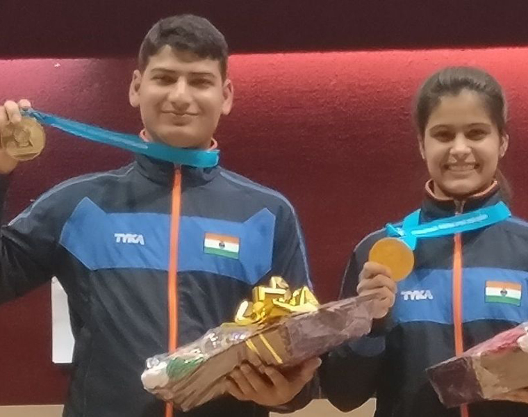 Manu Bhaker wins second gold at Shooting World Cup