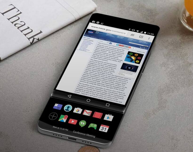 LG V30 smartphone to come with a secondary slide out display