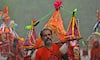 Muslims participate in annual Kanwar Yatra from UP village to Baba Dham in Jharkhand