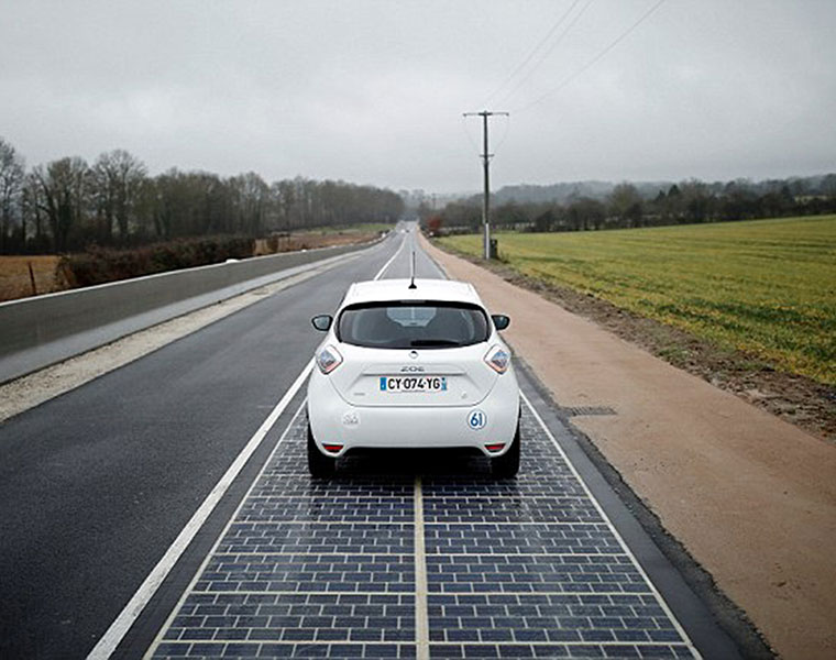 France inaugurates worlds first solar highway