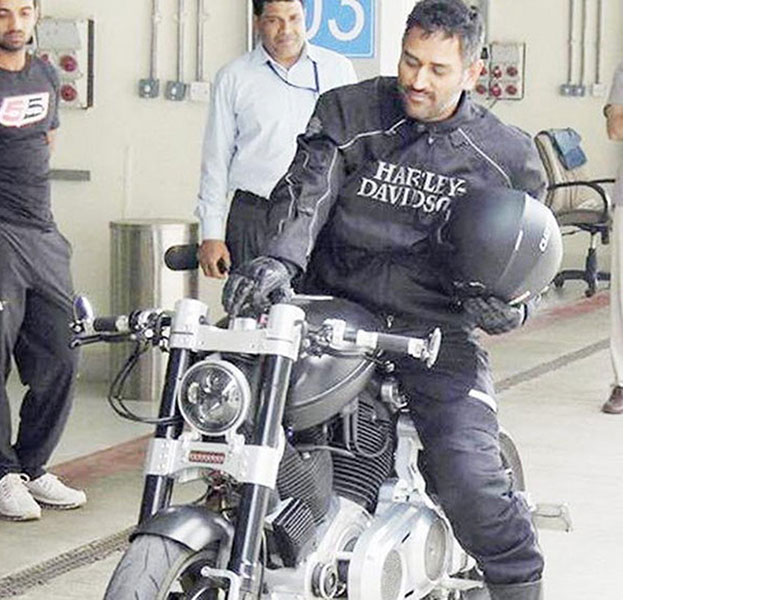 costliest bikes in dhoni home