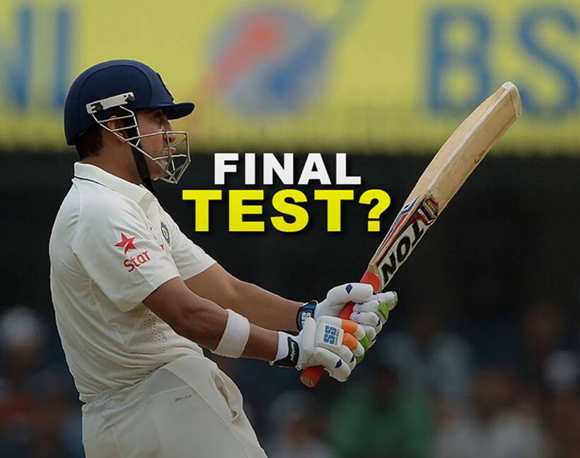 Has Gautam Gambhir played his last Test?