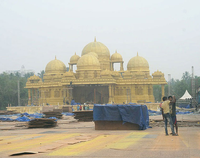 Mysore palace recreated for massive wedding