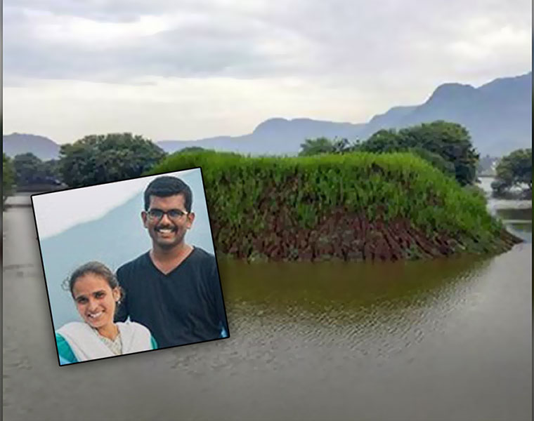 A marriage with a meaning TN eco activists tie knot on a man made island