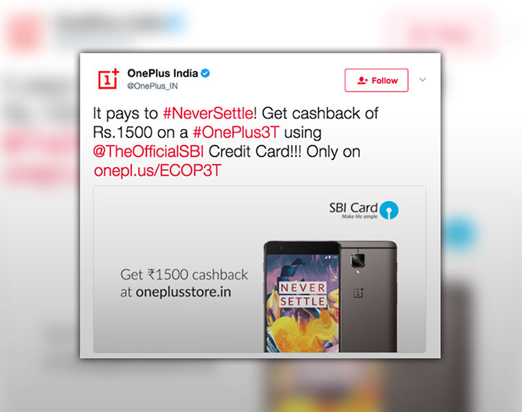 OnePlus 3T now available at discounted prices