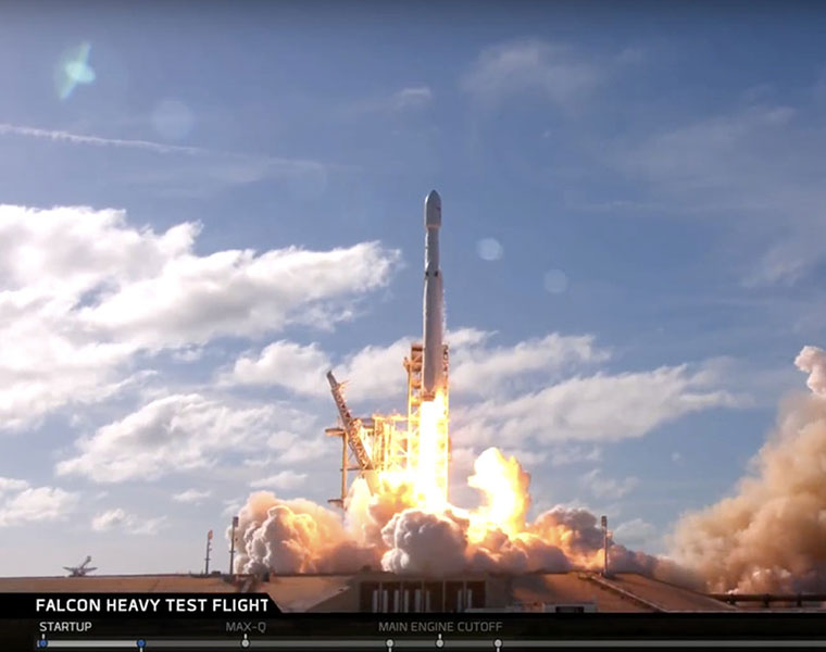 Falcon Heavy worlds most powerful rocket launches