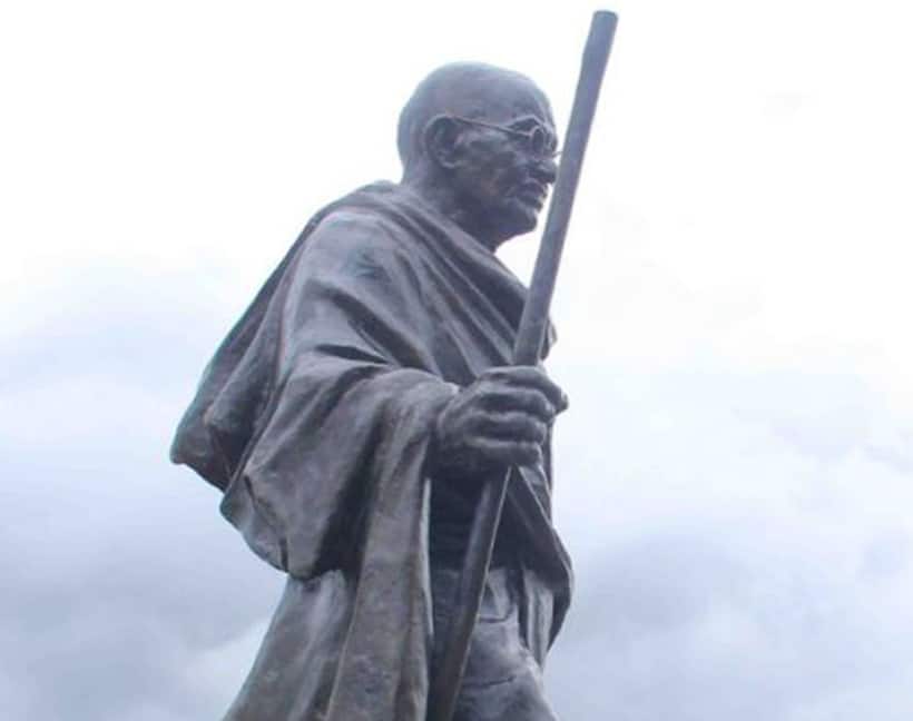 Gandhi Jayanti 2022: 6 foot tall scrap metal statue of Mahatma Gandhi installed at Odisha Institute