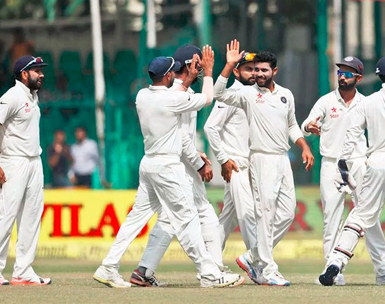 Team India Hoist tri colour at Kandy